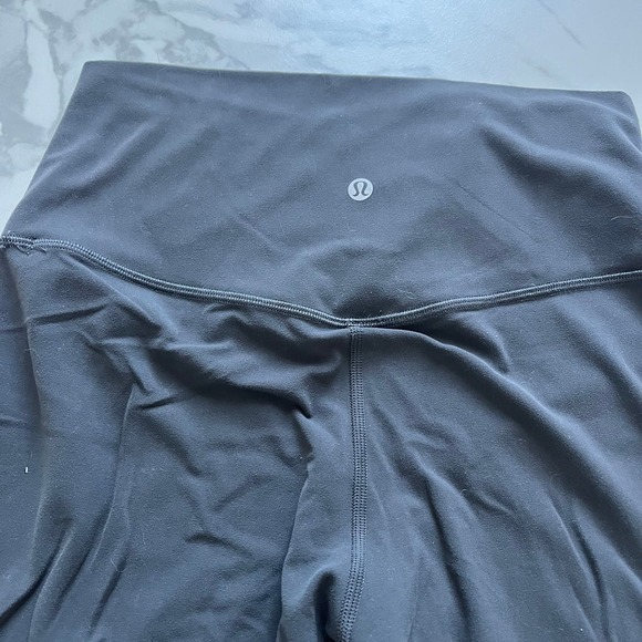 Lululemon align 21" crop dark gray color size 8 - Picture 5 of 6